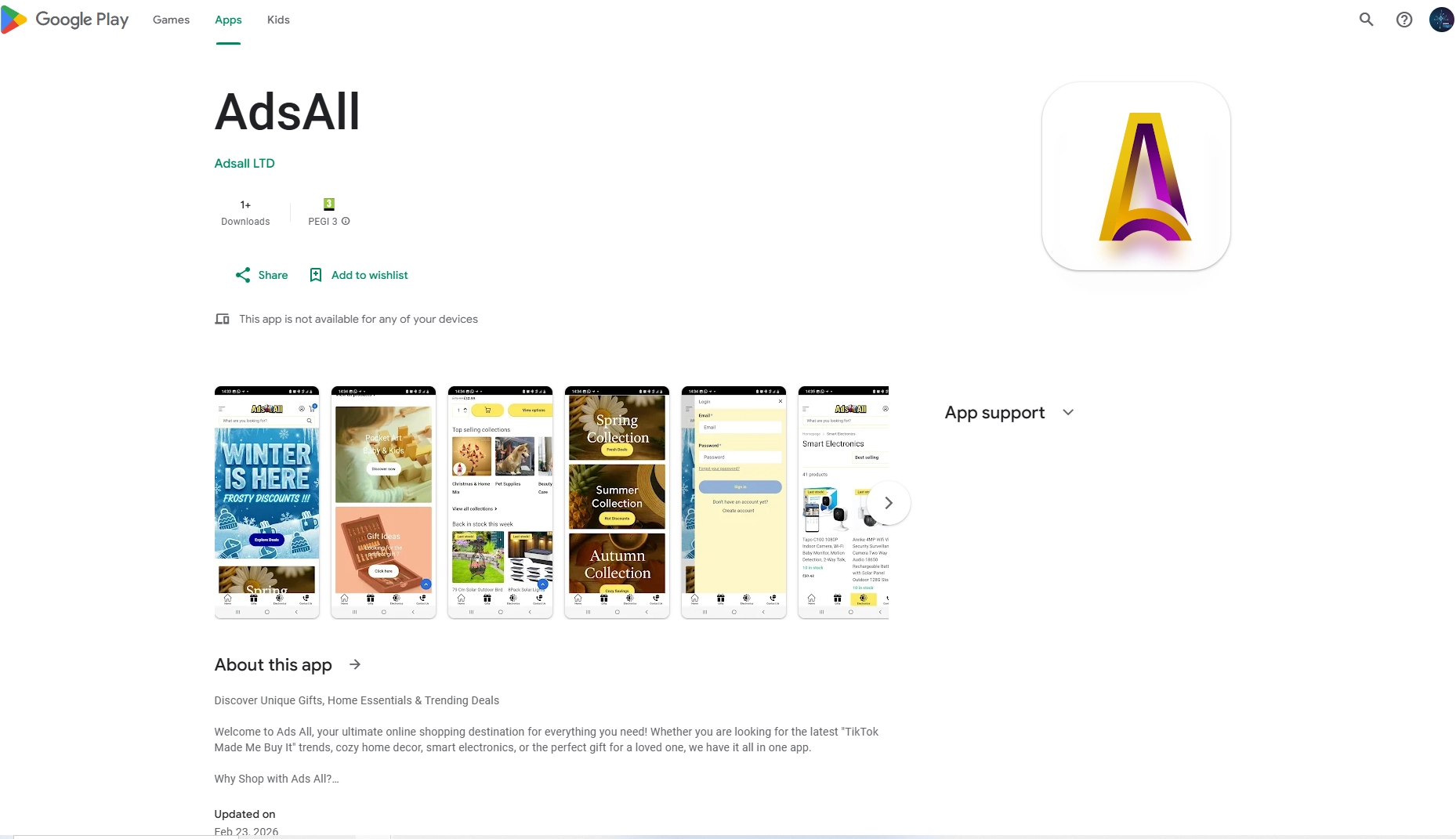AdsAll UK Mobile App